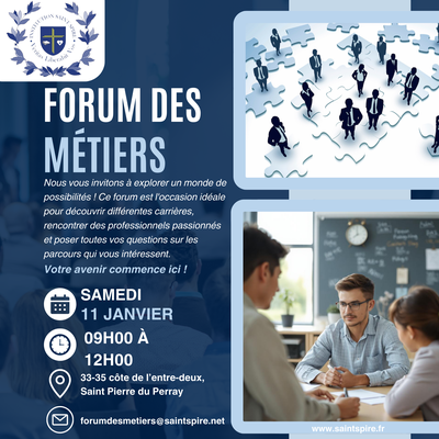 forum des metiers paris 2025